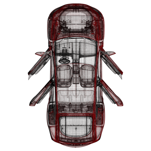 AMPTech® Tesla Model S Softclose Türen