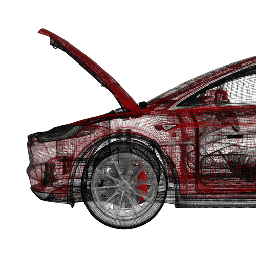 AMPTech® Tesla Model X Frunkautomatik