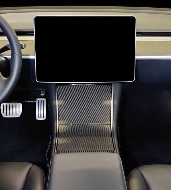 AMPTech® Tesla Model 3 Carbon Mittelkonsole